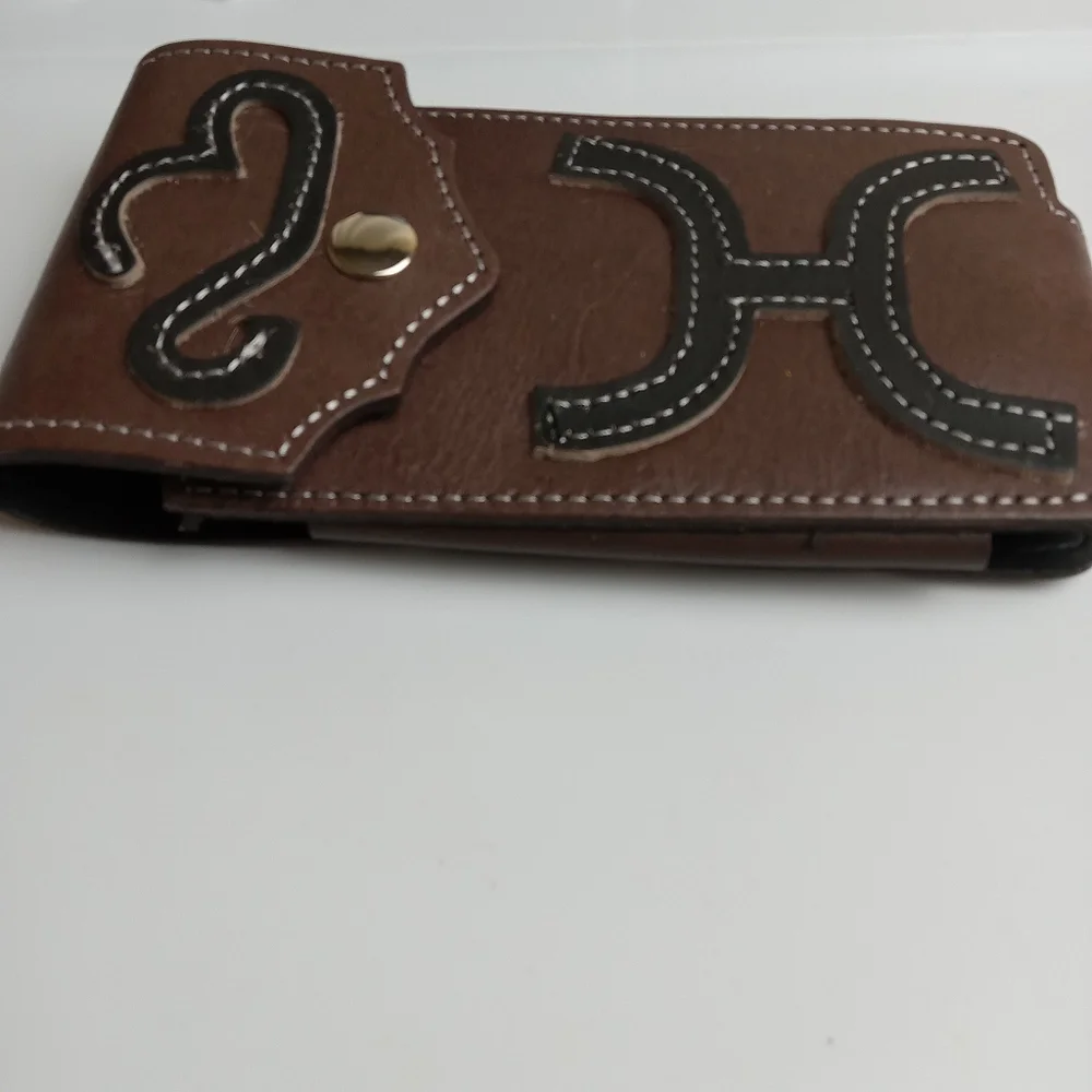 WESTERN LEATHER CELL‎ PHONE CASE, FUNDA VAQUERA DE CUERO COWBOY RODEO PHONE CASE